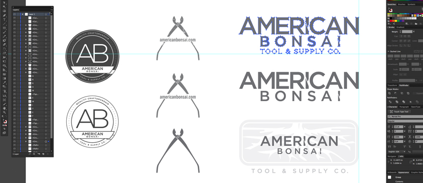 American Bonsai Logo Design