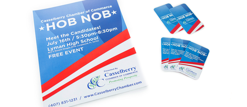 Casselberry Chamber of Commerce Hob Nob Flyers