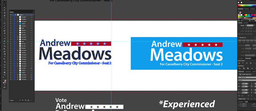 Andrew Meadows  Logo, Branding, & Identity