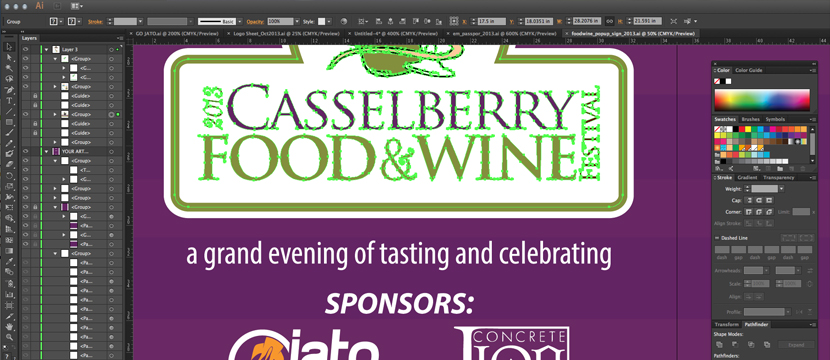 Casselberry Food & Wine Festival Graphics