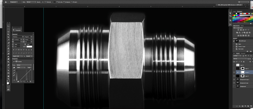 Morey Machining Product Photography