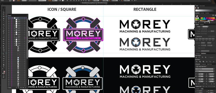 Morey Machining Logo & Branding Design